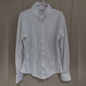 Girls Elation Platinum horse riding show shirt